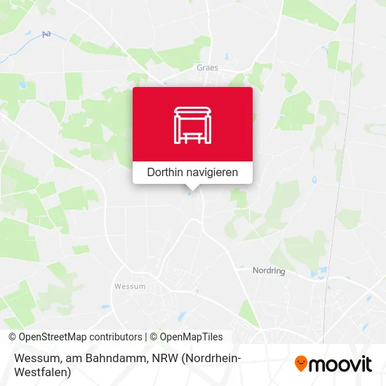 Wessum, am Bahndamm Karte