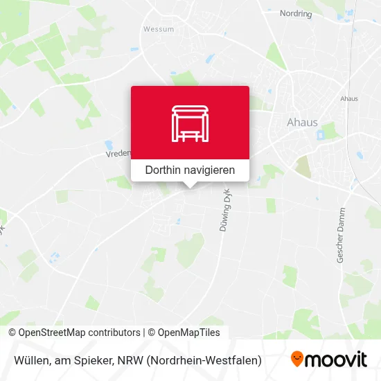 Wüllen, am Spieker Karte
