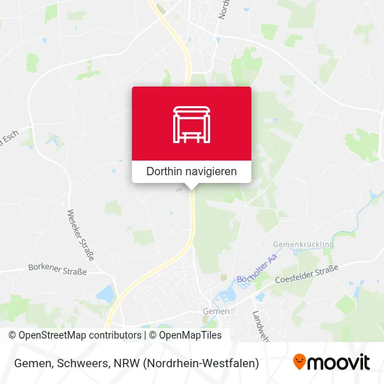 Gemen, Schweers Karte