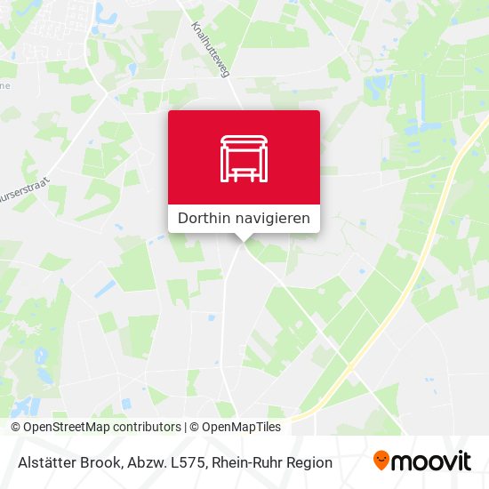 Alstätter Brook, Abzw. L575 Karte