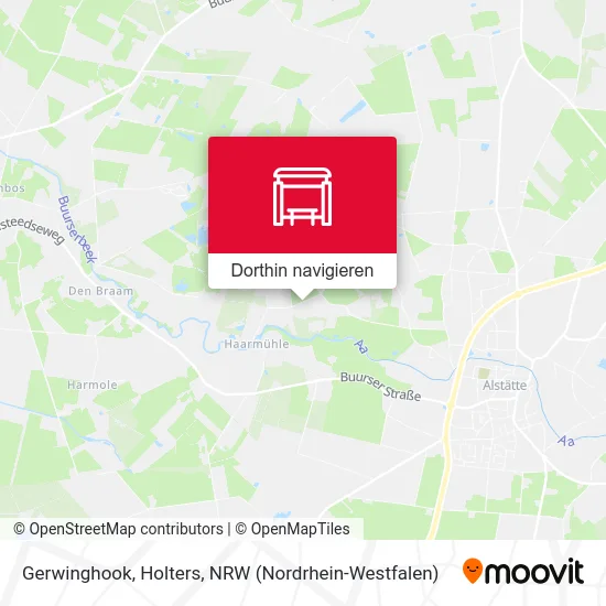 Gerwinghook, Holters Karte