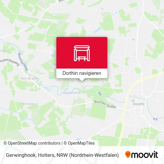 Gerwinghook, Holters Karte