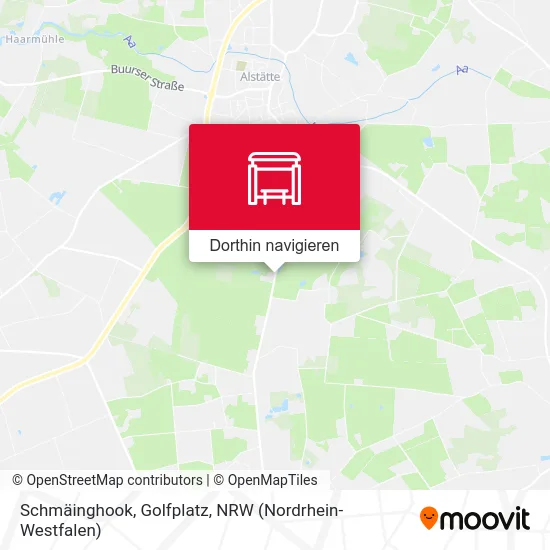 Schmäinghook, Golfplatz Karte