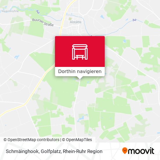 Schmäinghook, Golfplatz Karte