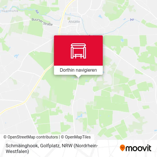 Schmäinghook, Golfplatz Karte