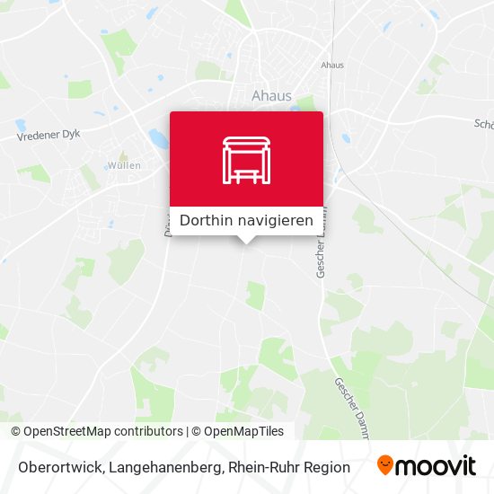 Oberortwick, Langehanenberg Karte