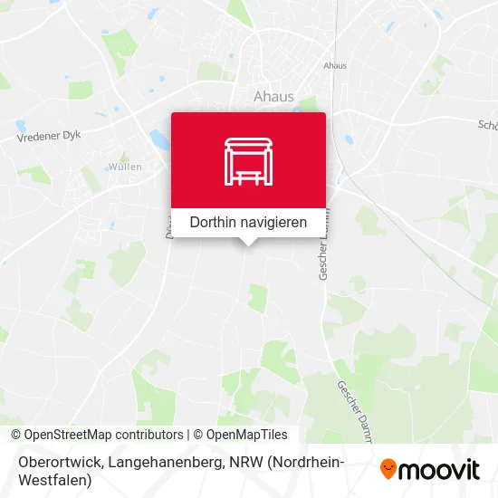 Oberortwick, Langehanenberg Karte