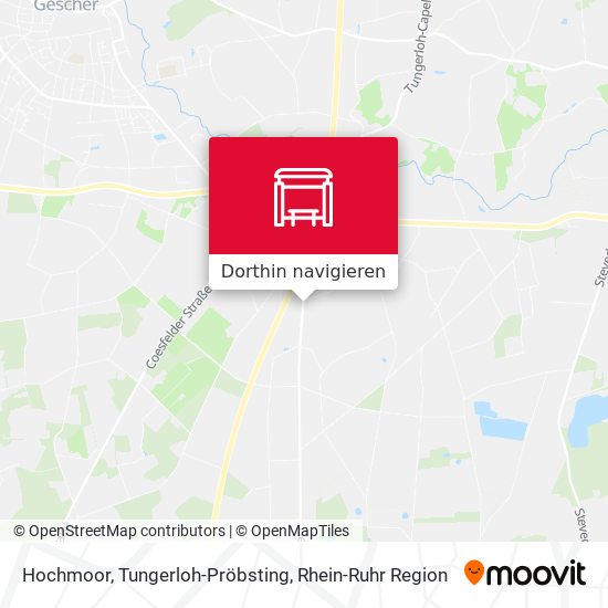 Hochmoor, Tungerloh-Pröbsting Karte