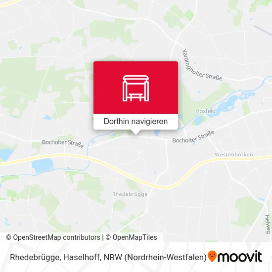 Rhedebrügge, Haselhoff Karte