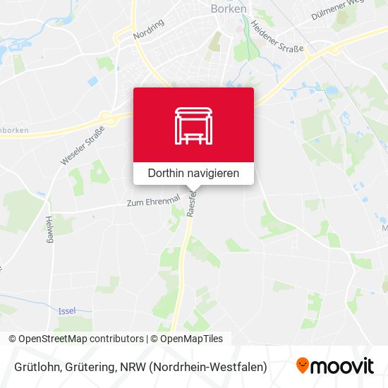 Grütlohn, Grütering Karte