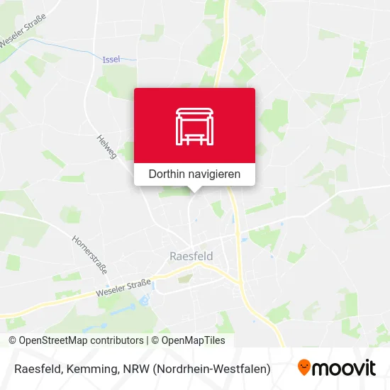 Raesfeld, Kemming Karte