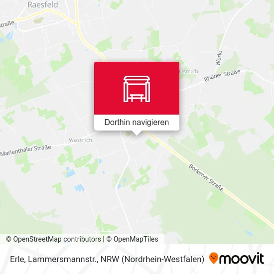 Erle, Lammersmannstr. Karte