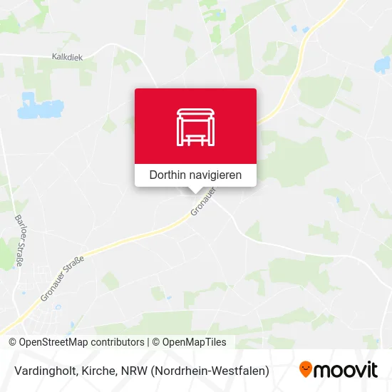 Vardingholt, Kirche Karte