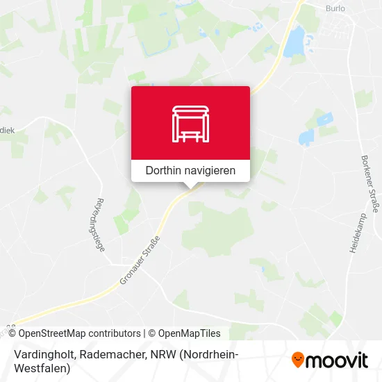 Vardingholt, Rademacher Karte