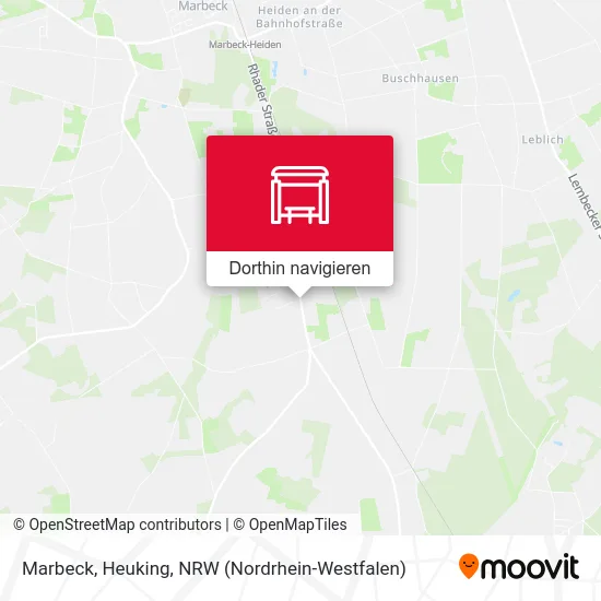 Marbeck, Heuking Karte