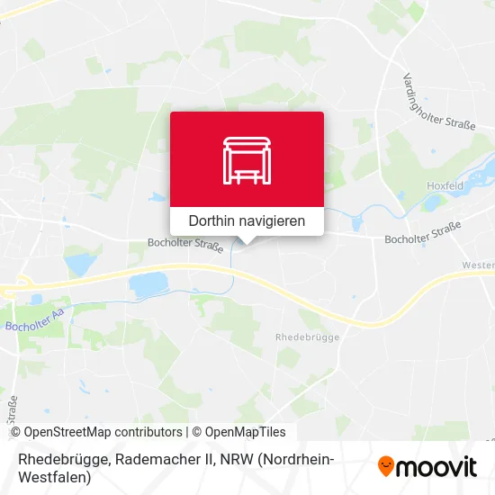 Rhedebrügge, Rademacher II Karte