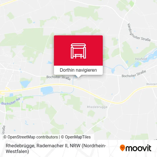 Rhedebrügge, Rademacher II Karte