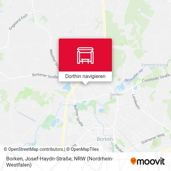 Borken, Josef-Haydn-Straße Karte