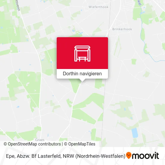 Epe, Abzw. Bf Lasterfeld Karte