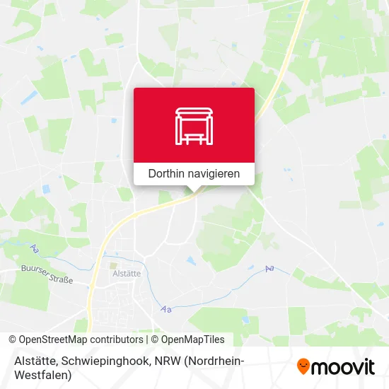 Alstätte, Schwiepinghook Karte