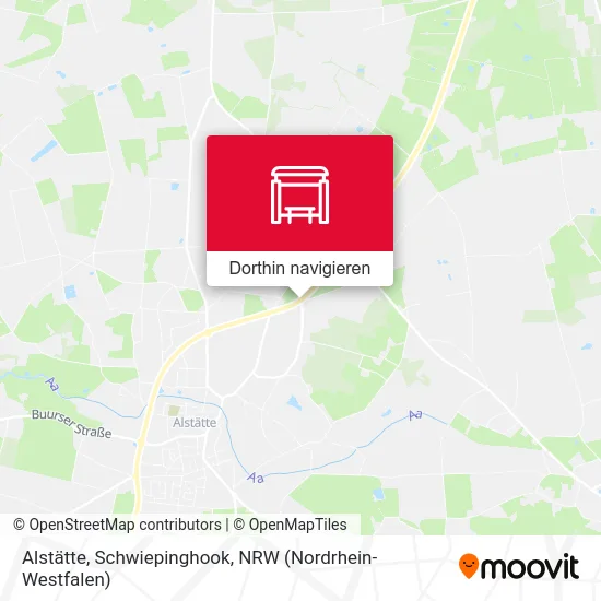 Alstätte, Schwiepinghook Karte