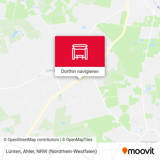 Lünten, Ahler Karte