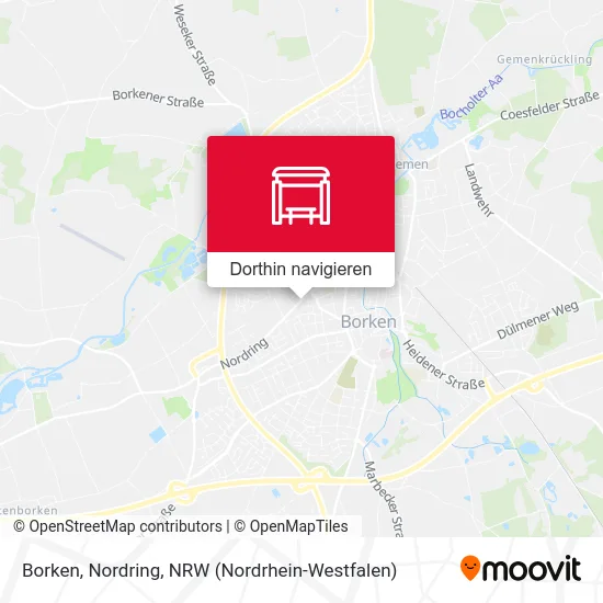 Borken, Nordring Karte