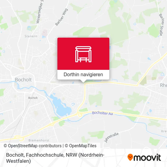 Bocholt, Fachhochschule Karte