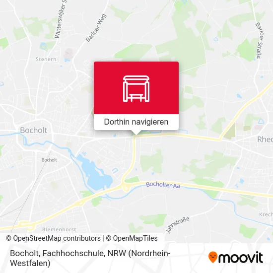Bocholt, Fachhochschule Karte