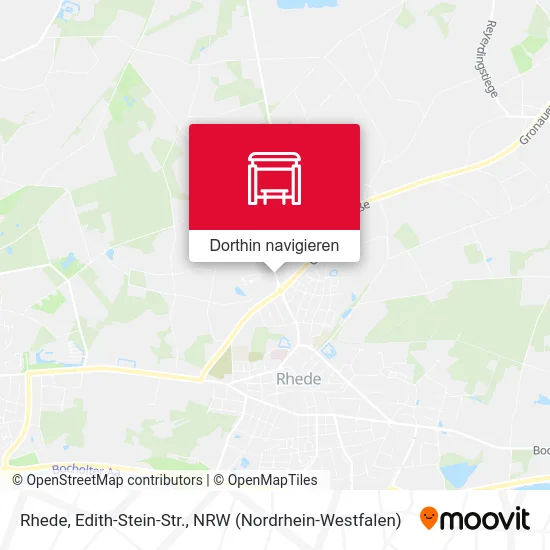 Rhede, Edith-Stein-Str. Karte