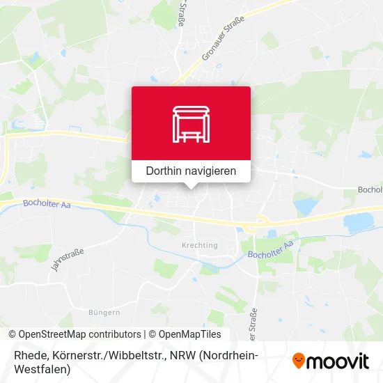 Rhede, Körnerstr./Wibbeltstr. Karte