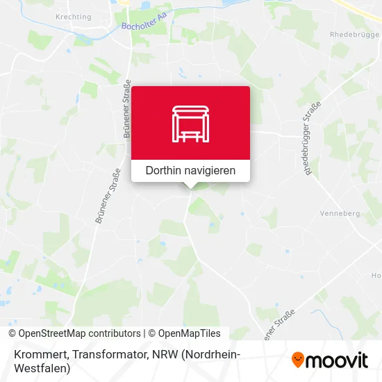 Krommert, Transformator Karte