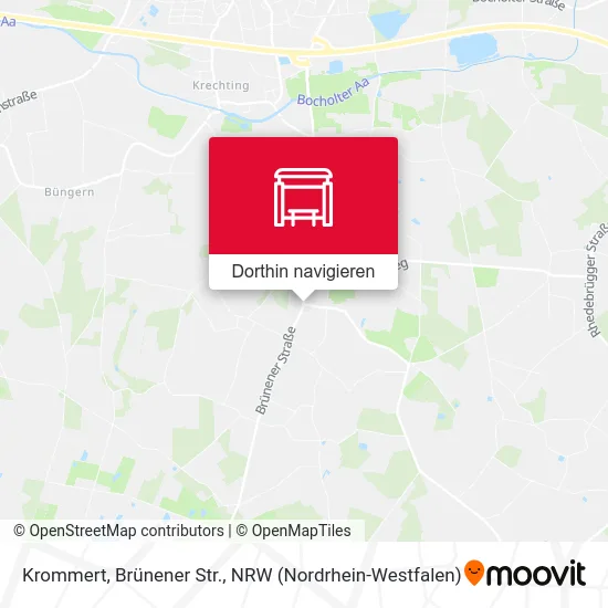 Krommert, Brünener Str. Karte