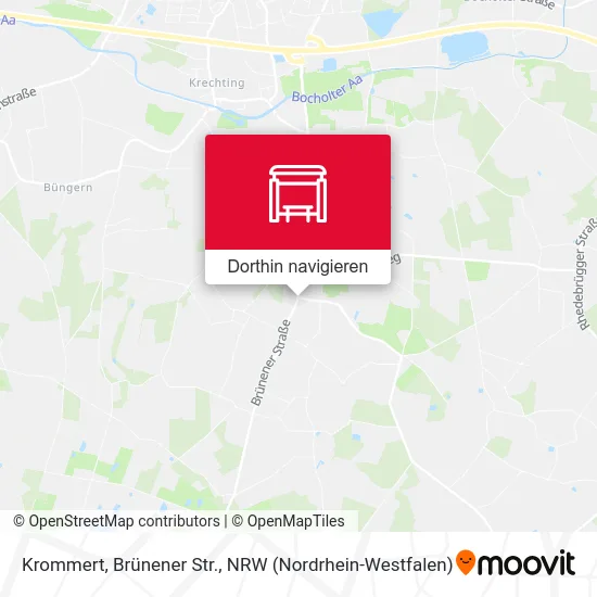 Krommert, Brünener Str. Karte