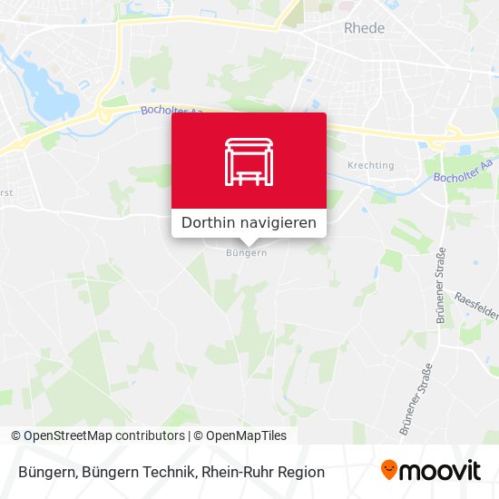 Büngern, Büngern Technik Karte