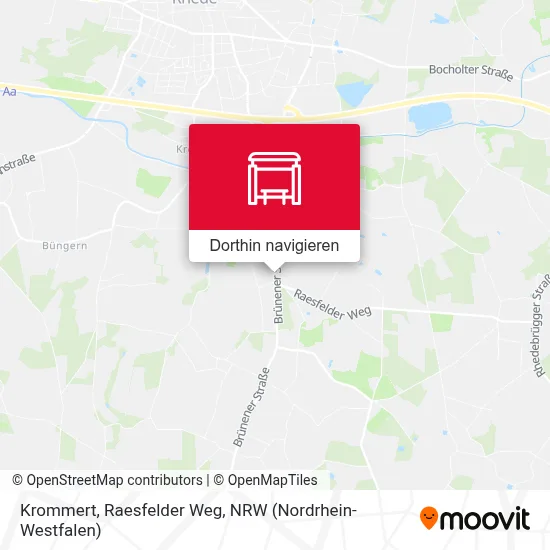 Krommert, Raesfelder Weg Karte