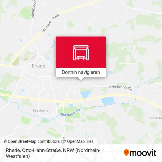 Rhede, Otto-Hahn-Straße Karte