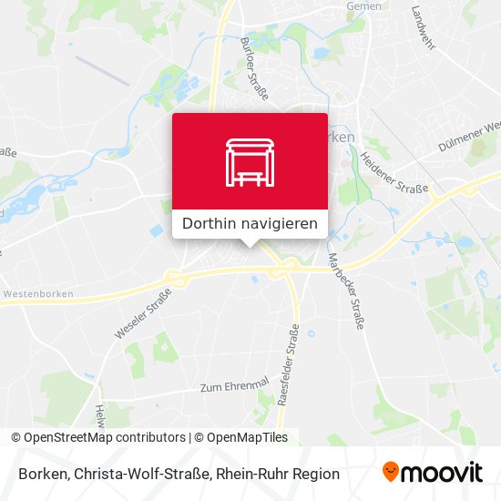 Borken, Christa-Wolf-Straße Karte