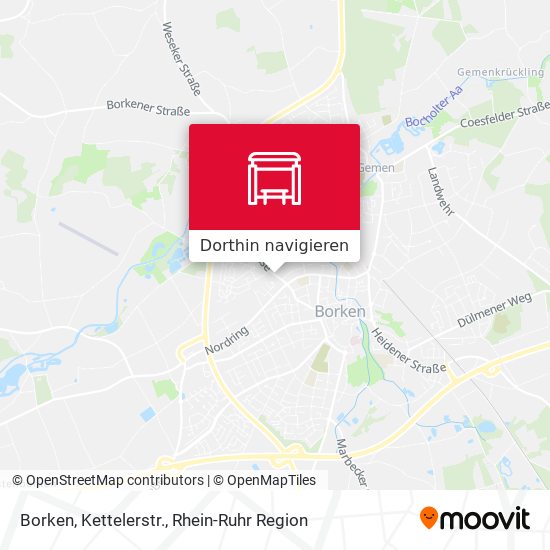 Borken, Kettelerstr. Karte