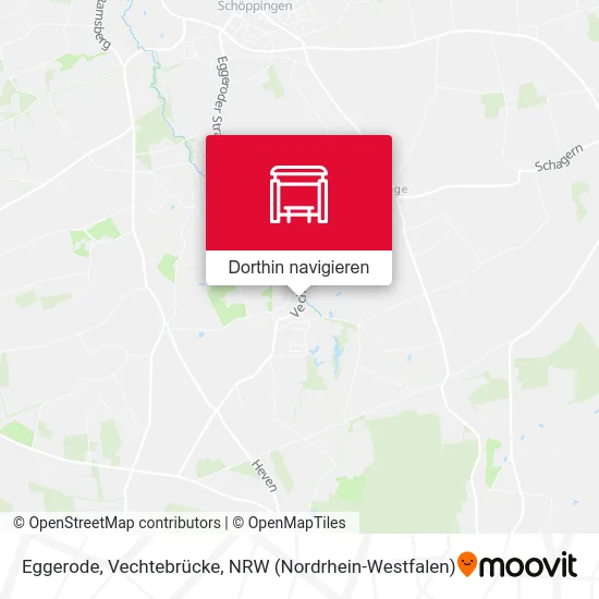 Eggerode, Vechtebrücke Karte