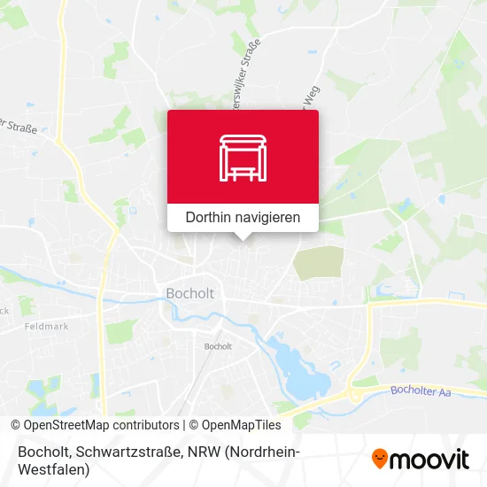 Bocholt, Schwartzstraße Karte