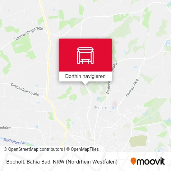 Bocholt, Bahia-Bad Karte