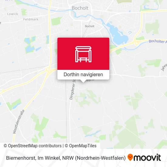 Biemenhorst, Im Winkel Karte