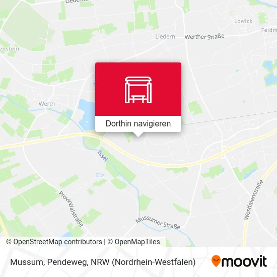 Mussum, Pendeweg Karte