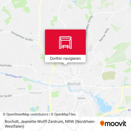 Bocholt, Jeanette-Wolff-Zentrum Karte