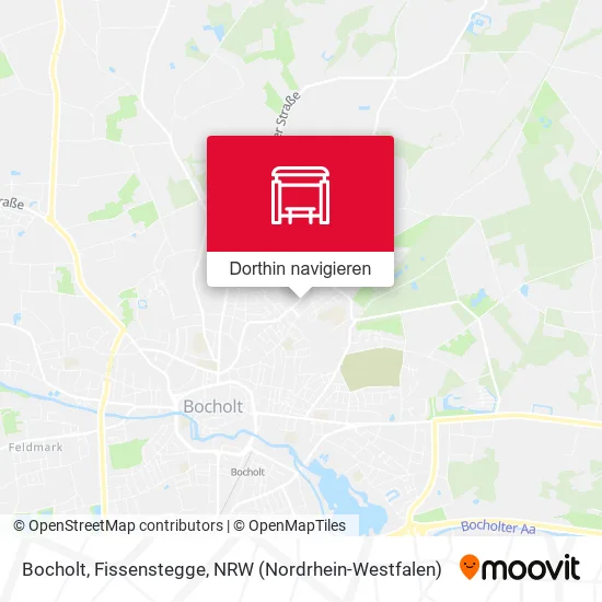 Bocholt, Fissenstegge Karte