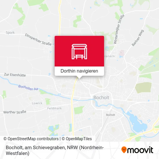 Bocholt, am Schievegraben Karte