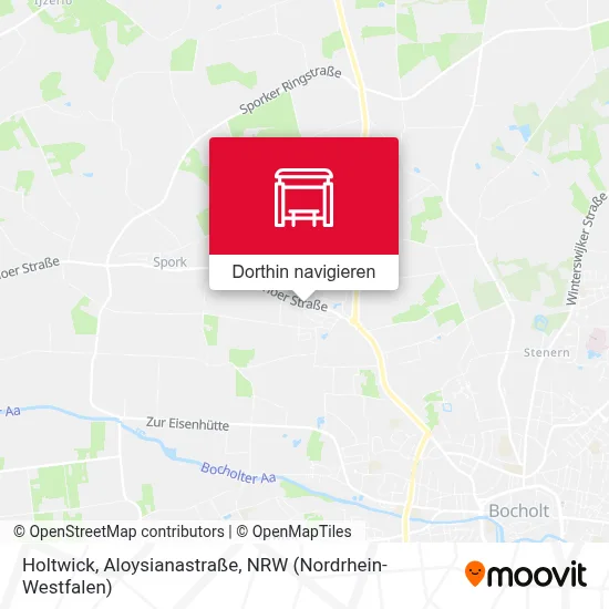 Holtwick, Aloysianastraße Karte