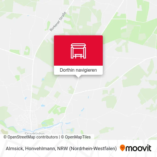 Almsick, Honvehlmann Karte