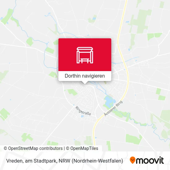 Vreden, am Stadtpark Karte